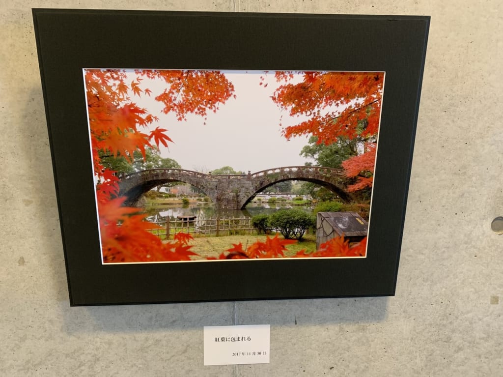紅葉の眼鏡橋