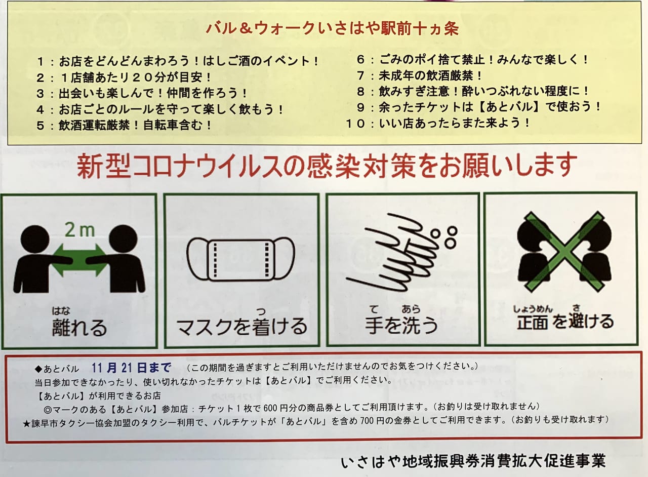 駅前バルコロナ対策